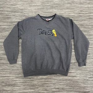 Vintage Looney Tunes Gray Tweety Sweatshirt